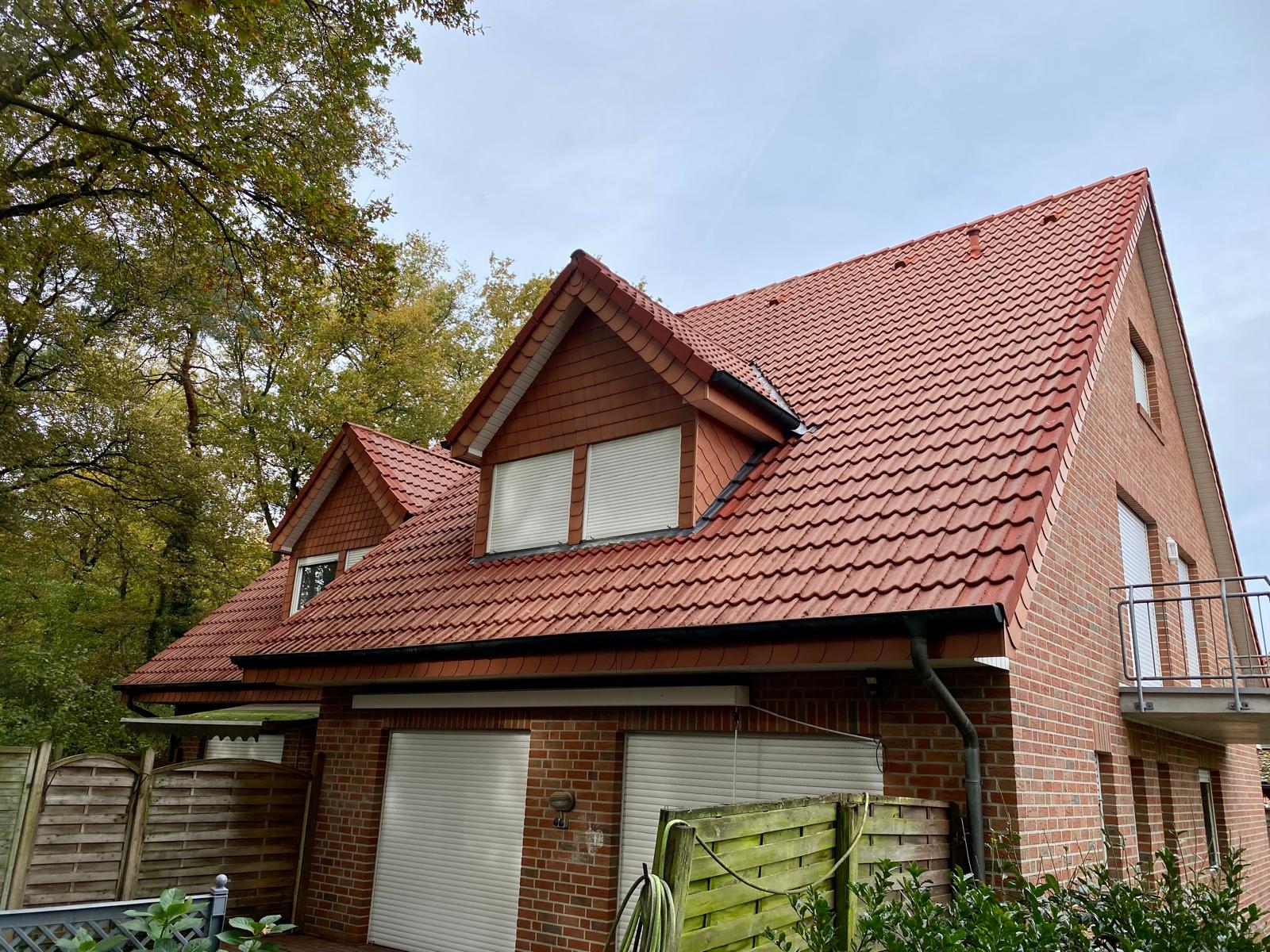 Gereinigtes Dach in F&uuml;chtenfeld nach dem Service